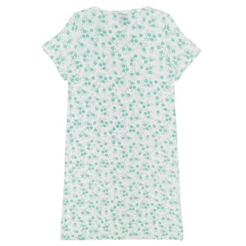Camisón verde estampado para mujer