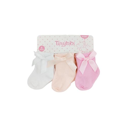 Set de calcetines multicolor para bebé niña