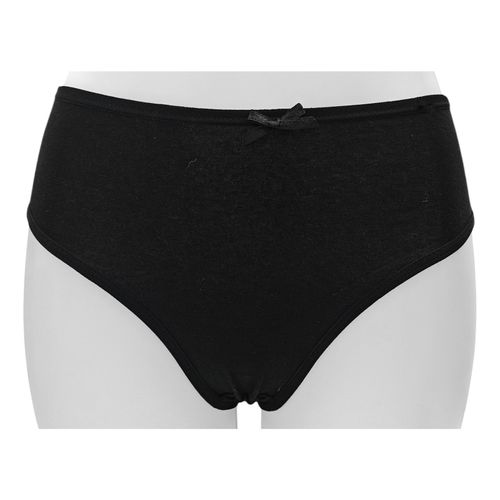 Panty con encaje negro para mujer