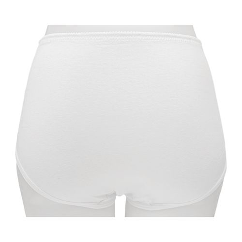 Panty blanco sólido para mujer