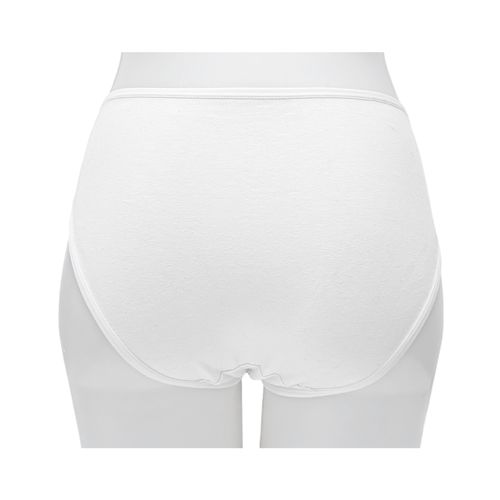 Panty blanco sólido para mujer