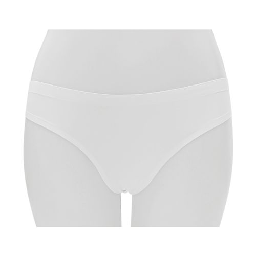 Panty blanco sólido para mujer