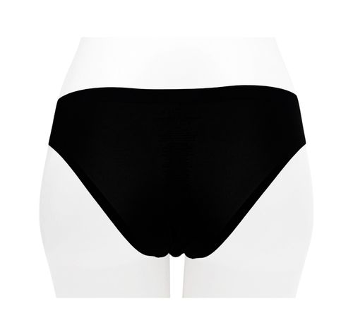 Panty negro sólido para mujer