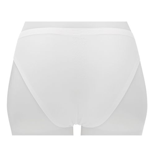 Panty blanco sólido para mujer