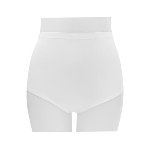 Panty blanco sólido para mujer