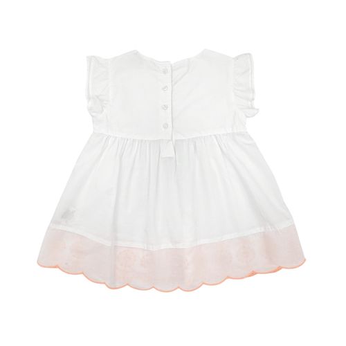 Vestido blanco para niña
