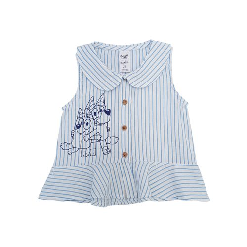 Blusa celeste para niña