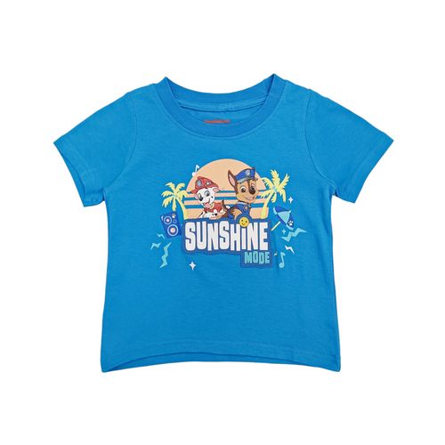 Camiseta azul para niño