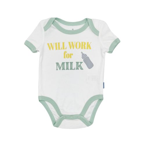 Mameluco blanco para bebé niño