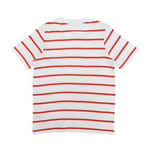 Camiseta bicolor rayada para niño
