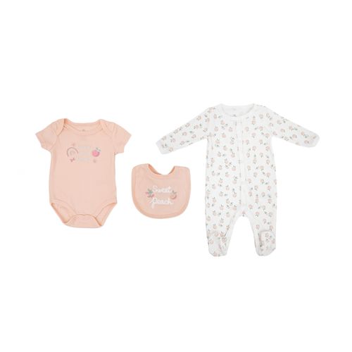Set de pijama bicolor para bebé niña