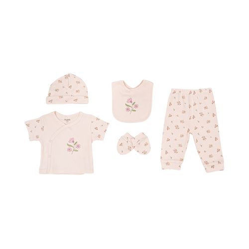 Set de regalo 5 pieza rosa para bebé niña