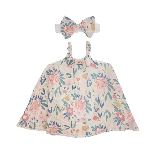 Vestido estampado para bebé niña
