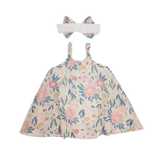 Vestido estampado para bebé niña