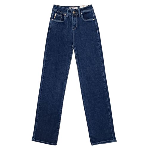 Straight jeans sólido para mujer