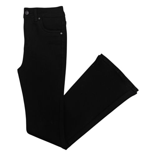 Flare jeans sólido para mujer