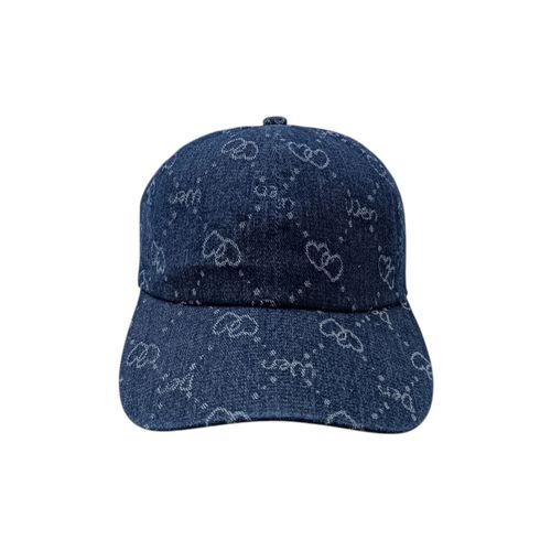 Gorra navy estampada para mujer