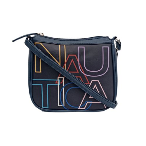 Crossbody navy estampado para mujer