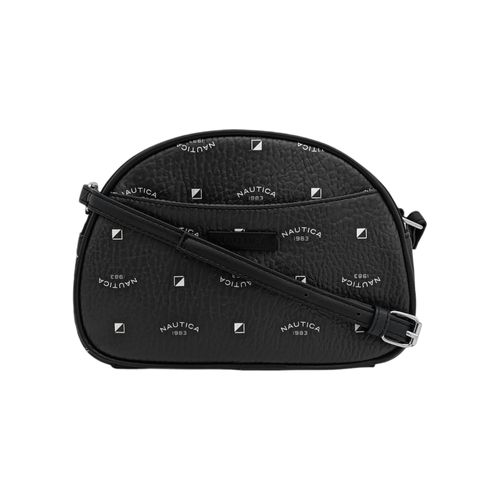 Crossbody negro estampado para mujer