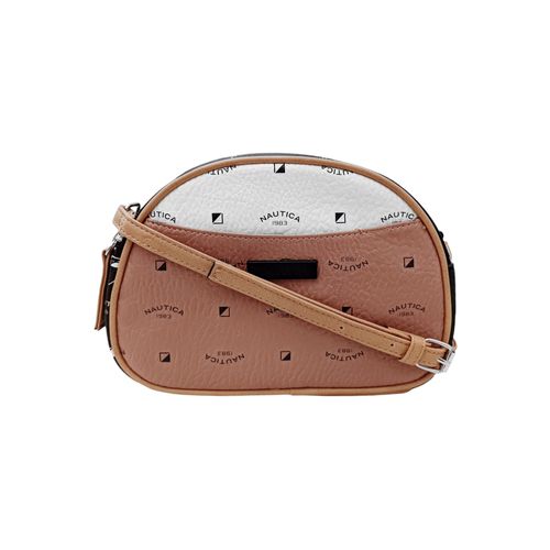 Crossbody bicolor estampado para mujer