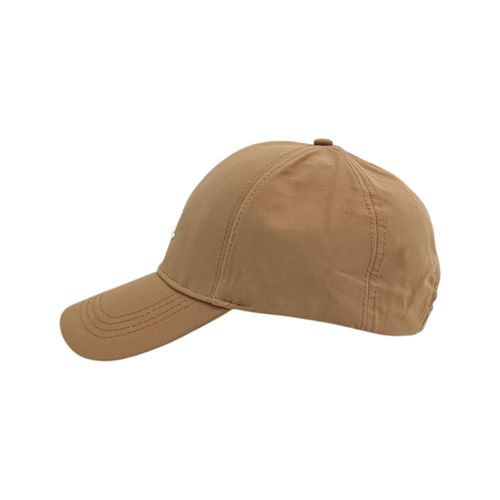 Gorra café estampada para mujer