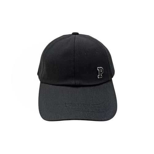 Gorra negro estampada para mujer