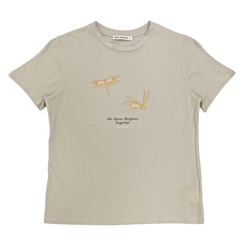 Camiseta bordada para mujer