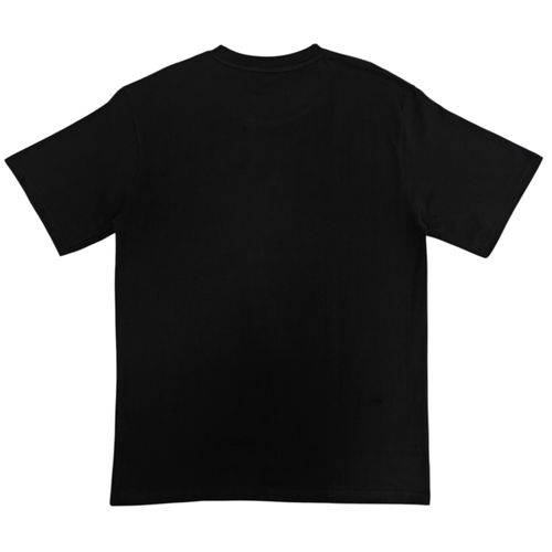 Camiseta negra sólido para hombre