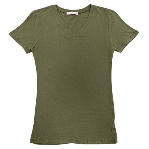 Camiseta sólida para mujer