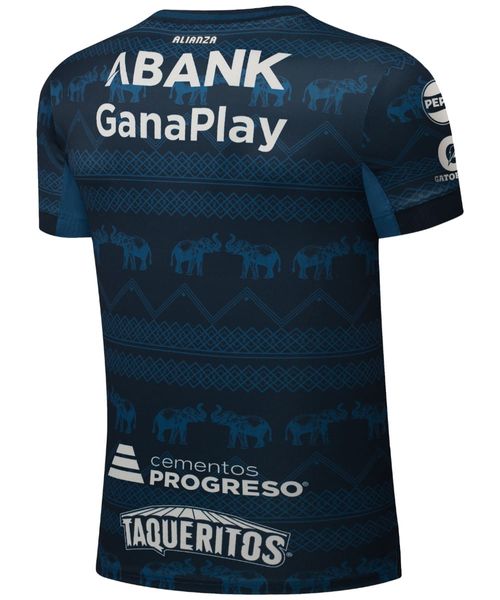 Camiseta visita Alianza Fútbol Club azul estampada 2025-2026 para hombre