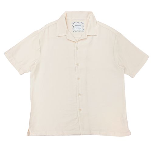 Camisa ivory con textura para hombre