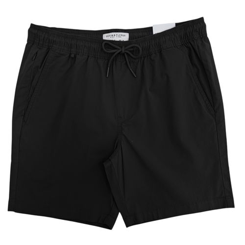 Short negro sólido para hombre