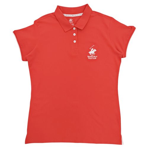 Blusa tipo Polo bordada para mujer