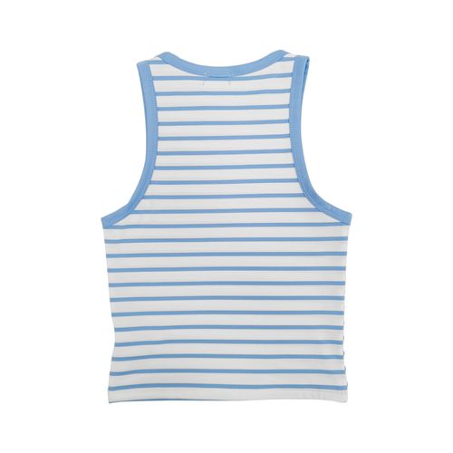 Tank top bicolor rayado para mujer