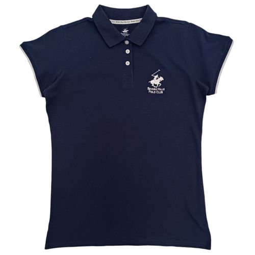 Blusa tipo Polo bordada para mujer