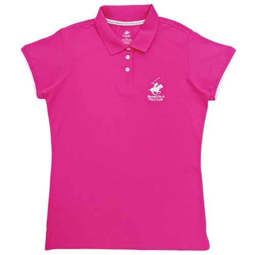 Blusa tipo Polo bordada para mujer
