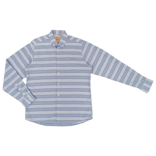 Camisa casual bicolor para hombre