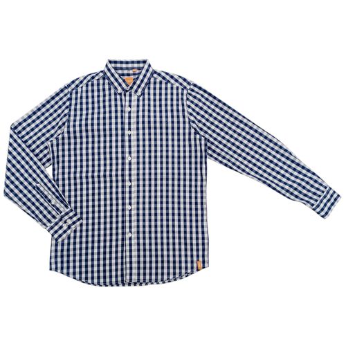 Camisa casual bicolor para hombre