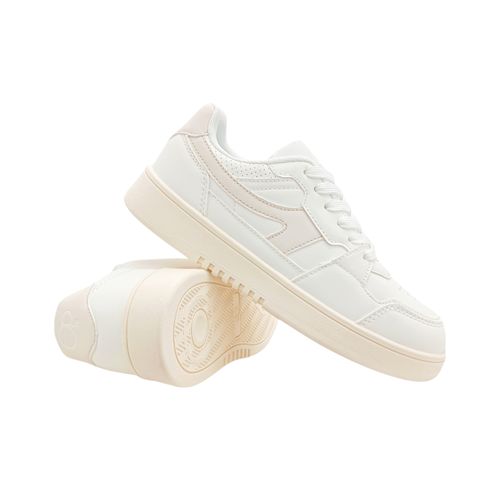 Sneakers bicolores con textura para mujer