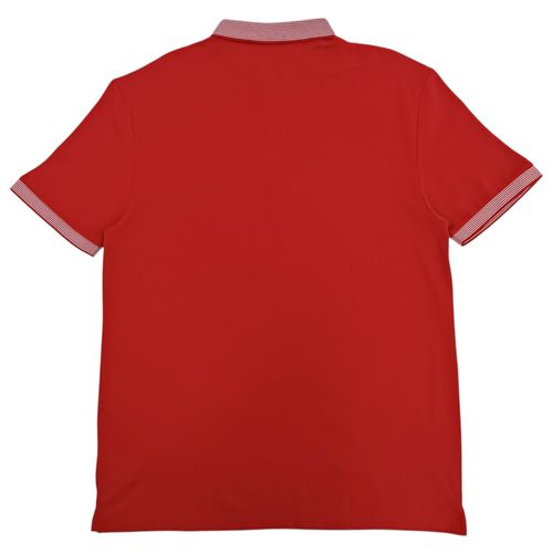 Camisa tipo polo roja para hombre