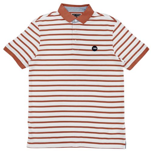 Camisa tipo polo rayada para hombre