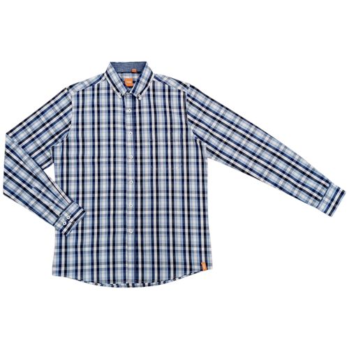 Camisa multicolor cuadriculada para hombre