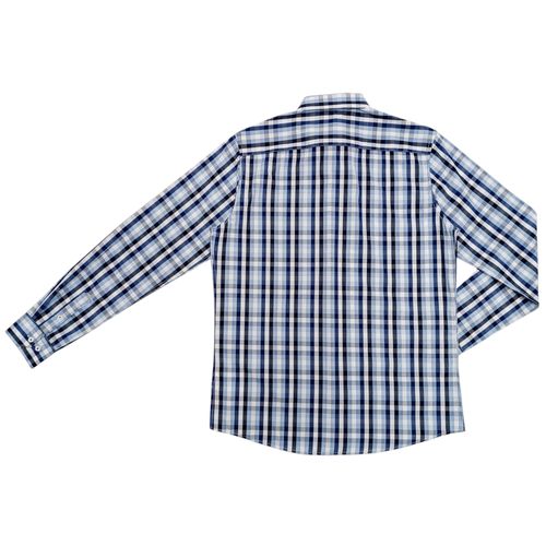 Camisa multicolor cuadriculada para hombre