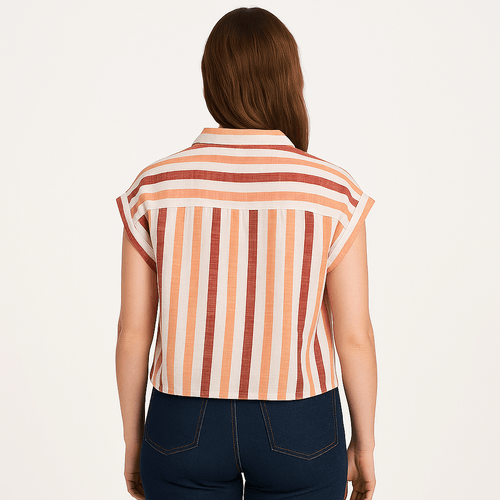 Blusa rayada para mujer