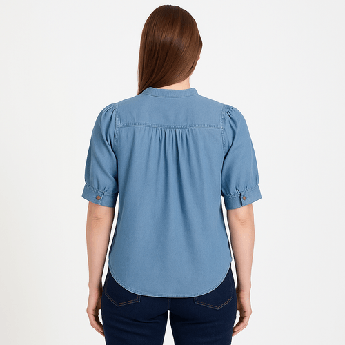 Blusa sólida para mujer