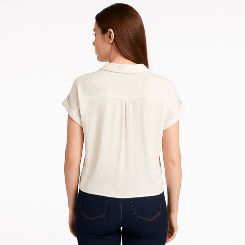 Blusa con textura para mujer