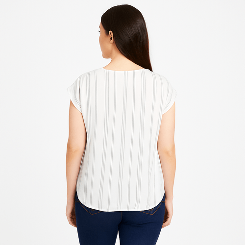 Blusa rayada para mujer