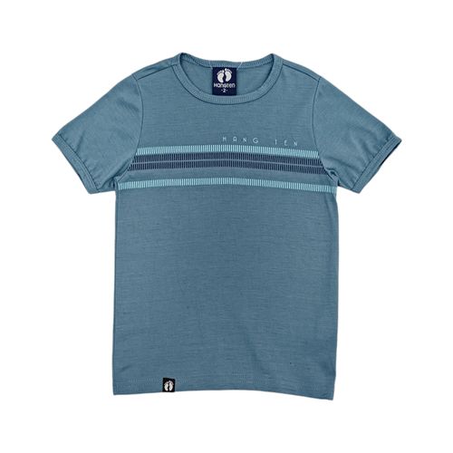 Camiseta azul para niño