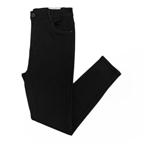 Skinny jeans curvy sólido para mujer