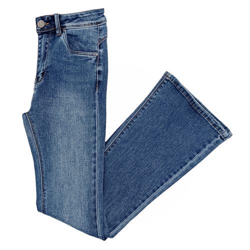 Flare jeans lavado para mujer